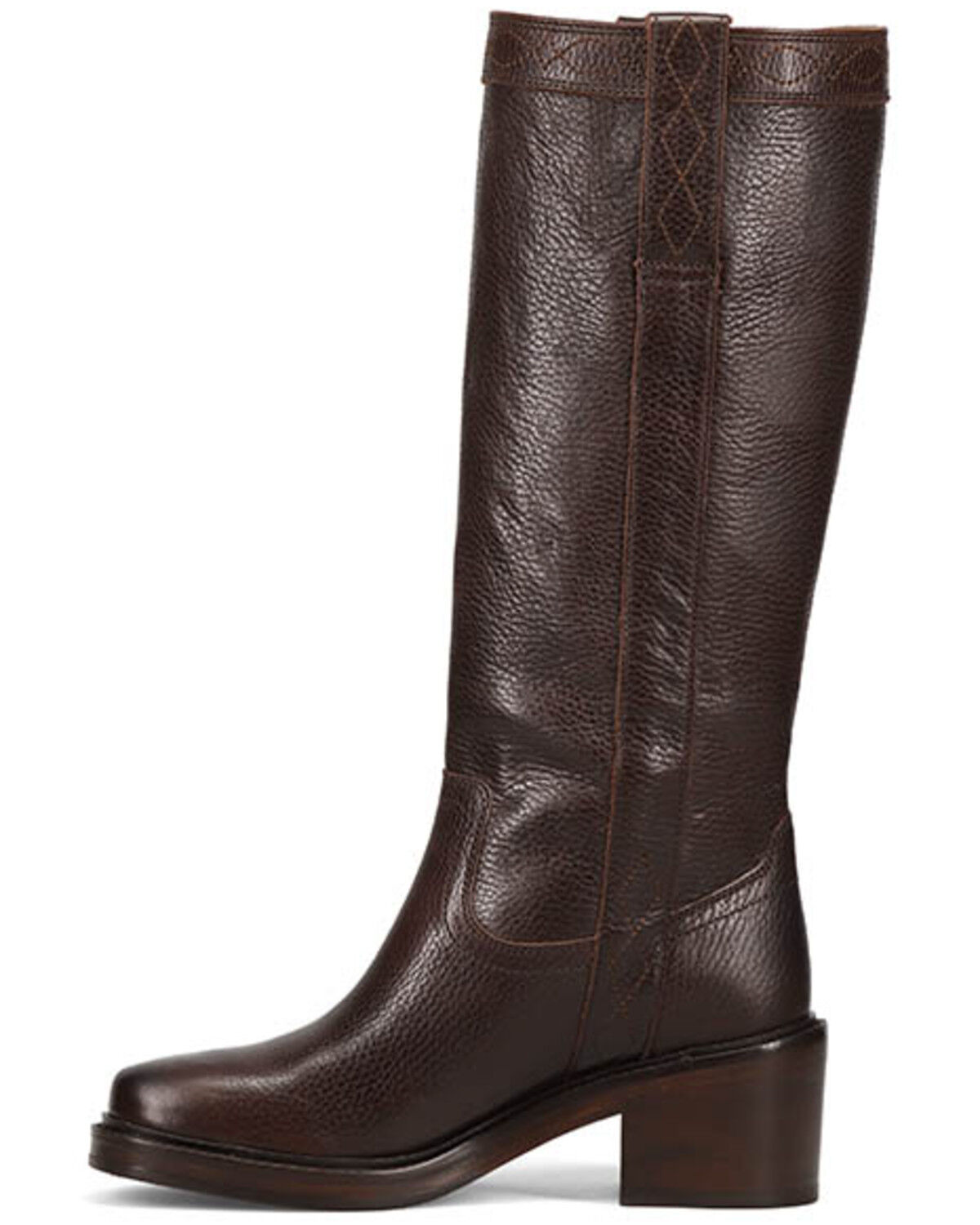 Image #3 - Frye Women's Kate Pull-On Boots - Square Toe, Dark Brown, hi-res