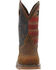 Image #4 - Durango Men's Maverick Waterproof Western Work Boots - Composite Toe, Brown, hi-res