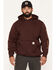 Image #2 - Carhartt Men's Paxton Rain Defender&trade; Graphic Hooded Sweatshirt, Burgundy, hi-res