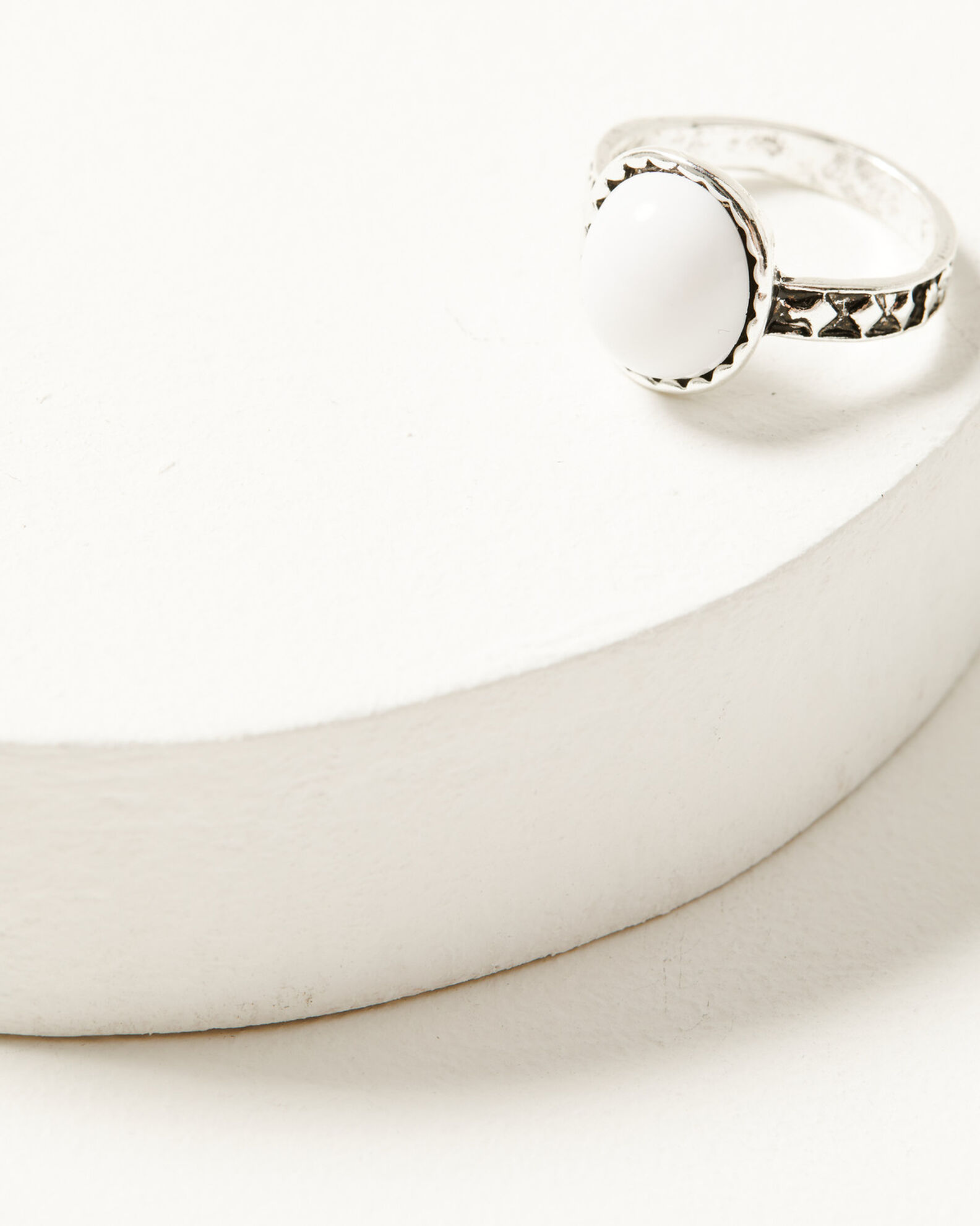 Image #2 - Shyanne Women's 5pc Statement Ring Set, Silver, hi-res