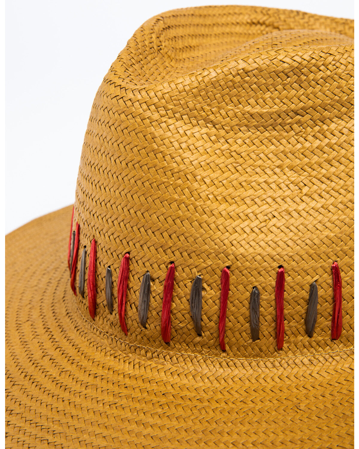 Image #7 - Nikki Beach Women's Raine Straw Fedora, Brown, hi-res