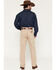 Image #3 - Wrangler Men's 936 High Rise Prewashed Cowboy Cut Slim Straight Jeans, Tan, hi-res