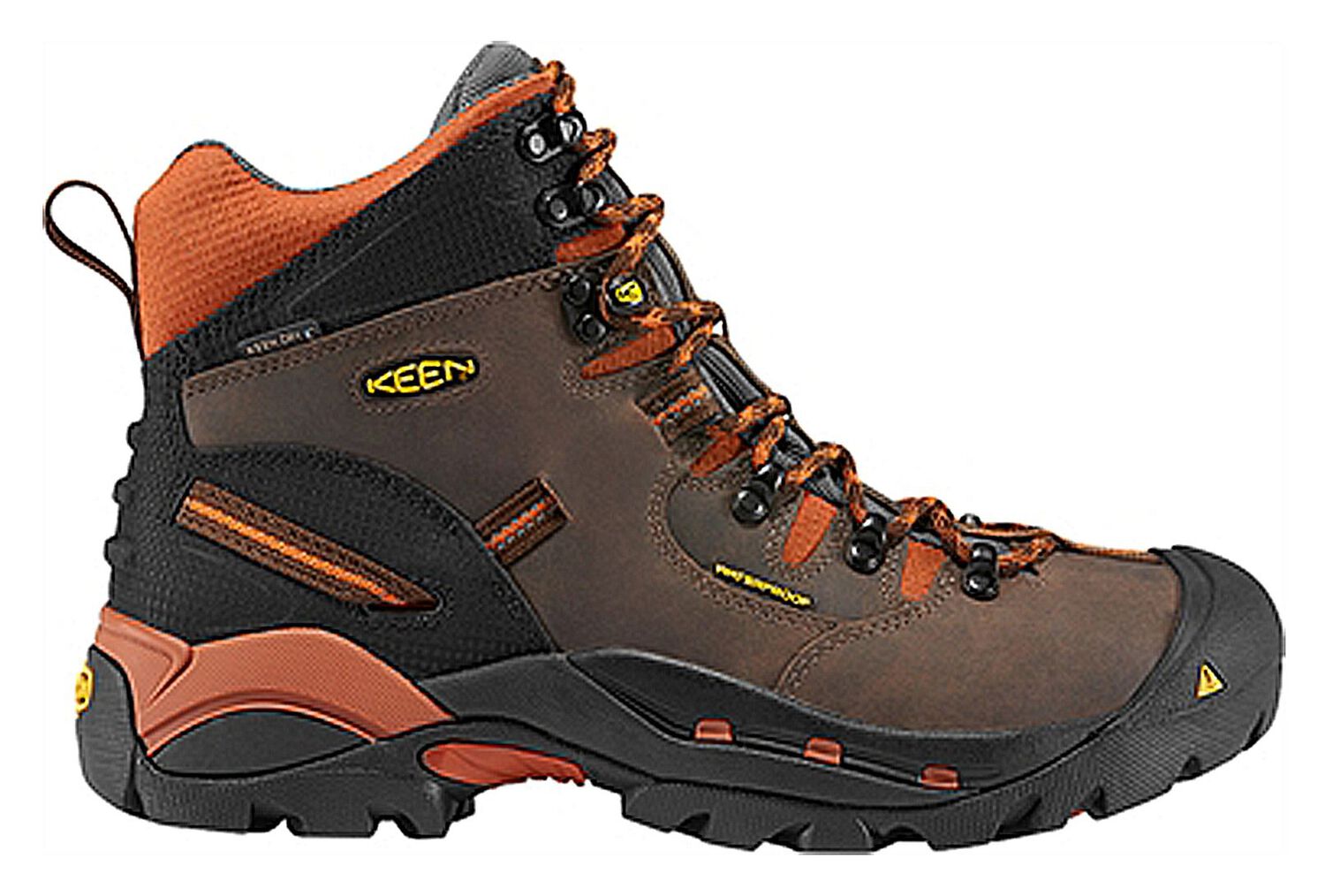 Image #2 - Keen Men's Pittsburgh Mid Waterproof Boots - Soft Toe, Brown, hi-res