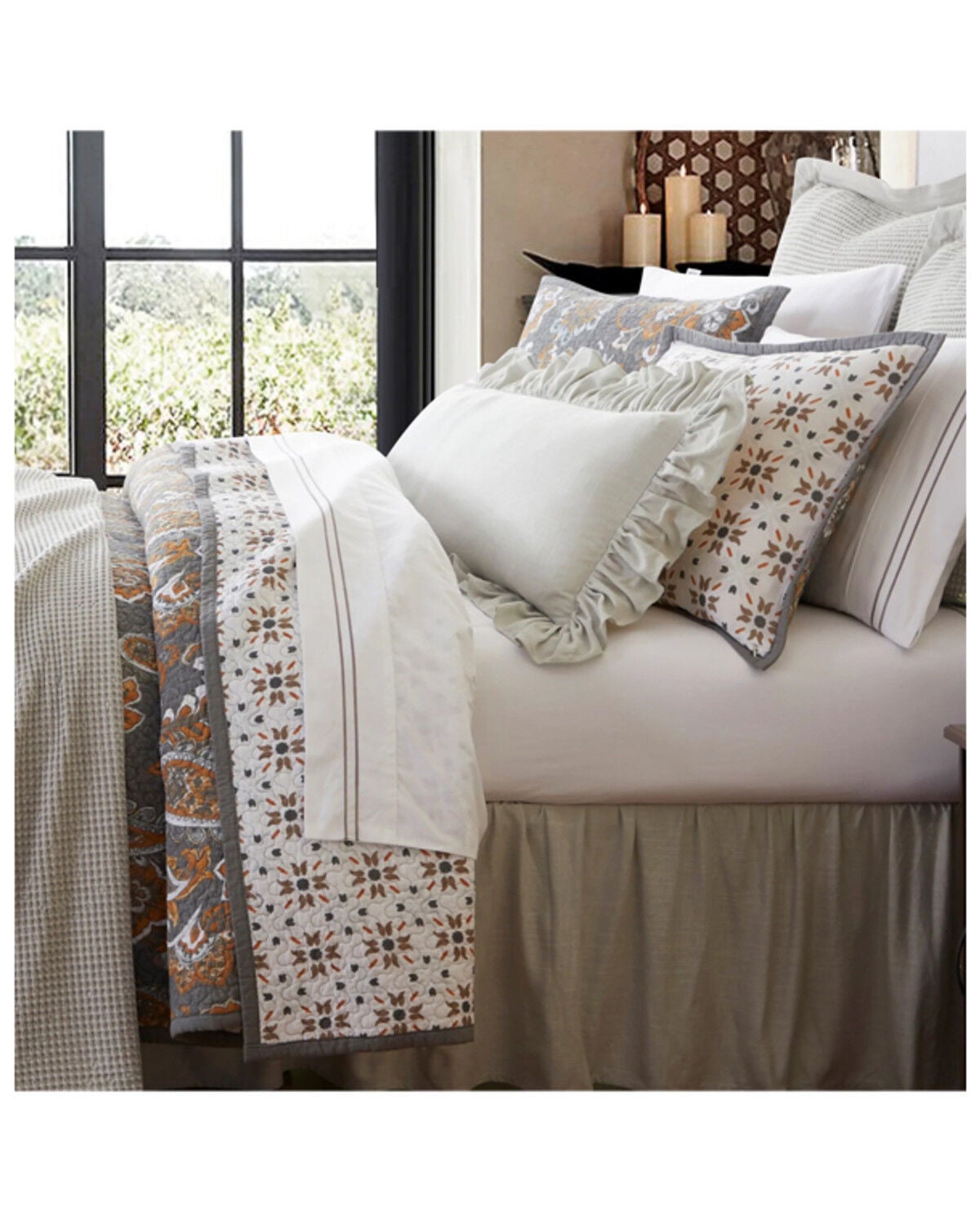 HiEnd Accents Abbie Western Paisley Quilt - Thumbnail 5
