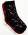 Image #2 - Shyanne Girls' Libby Paisley Crew Socks - 3-Pack, Cream, hi-res