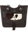 American West Chocolate Annie's Secret Concealed Carry Tote Bag, Chocolate, hi-res