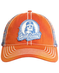Dale Brisby Men's Logo Patch Denim Ball Cap , Red, hi-res