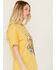Image #2 - Ariat Women's Cow Short Sleeve Graphic Tee, Yellow, hi-res