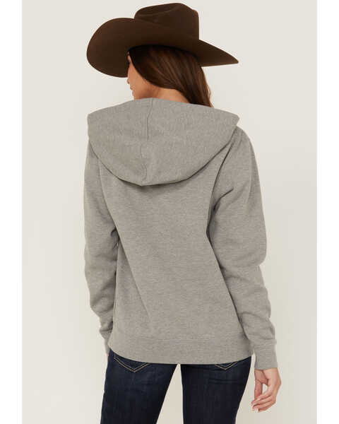 Image #3 - Kimes Ranch Women's North Star Sweatshirt Hoodie, Light Grey, hi-res