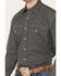 Image #3 - Stetson Men's Boot Barn Exclusive Original Rugged Geo Print Long Sleeve Western Shirt, Black, hi-res