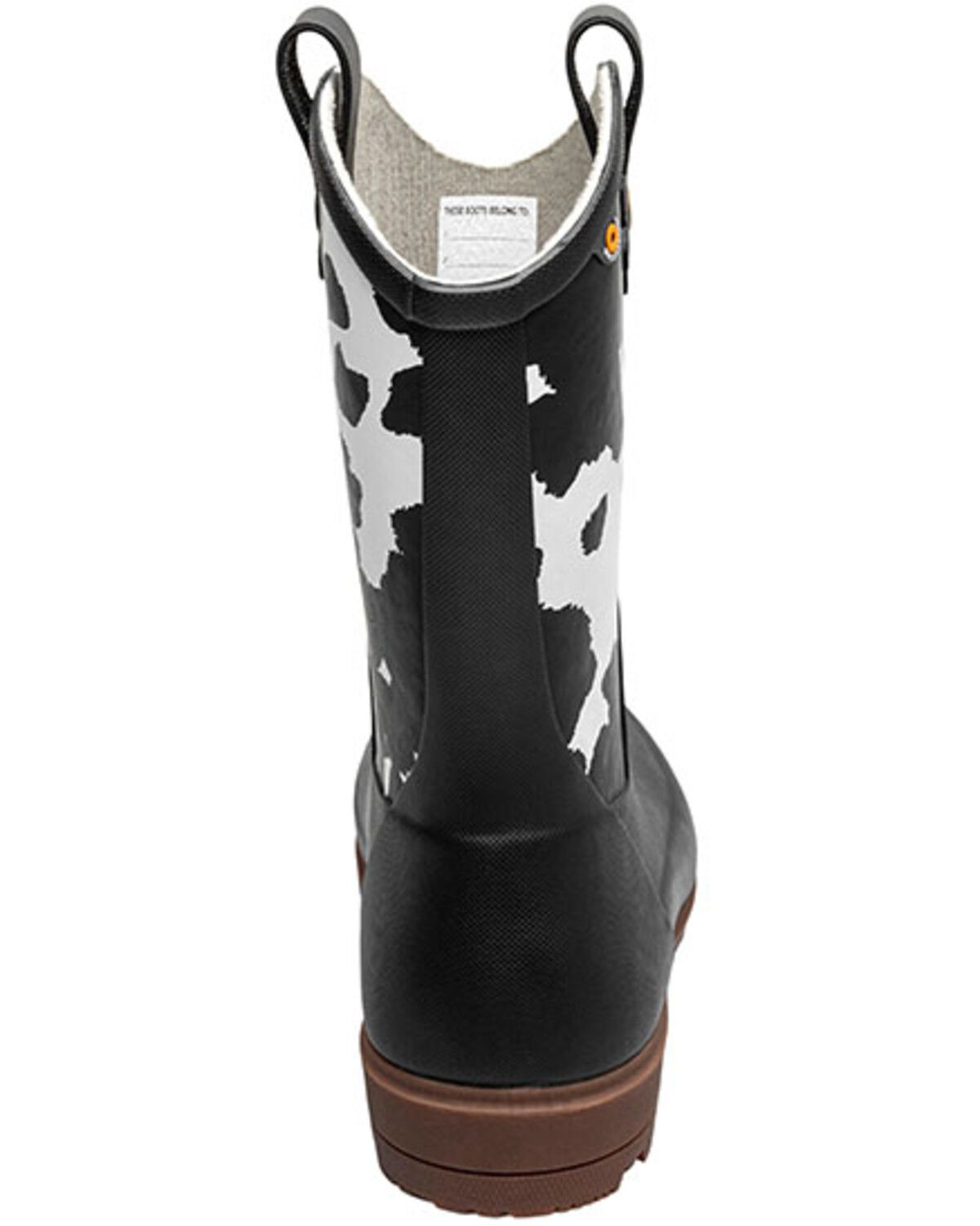 Image #5 - Bogs Girls' Lil' Jolene Rainboots, Black/white, hi-res