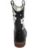 Image #5 - Bogs Girls' Lil' Jolene Rainboots, Black/white, hi-res