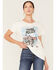 Image #1 - Tasha Polizzi Women's Title Watercolor Desert Scene Logo Graphic Tee, Ivory, hi-res