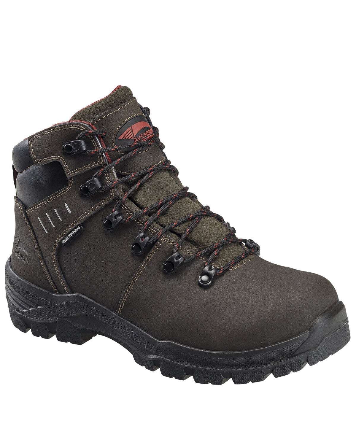 Avenger Men's Foundation Met Guard Work Boots - Composite Toe, Brown, hi-res