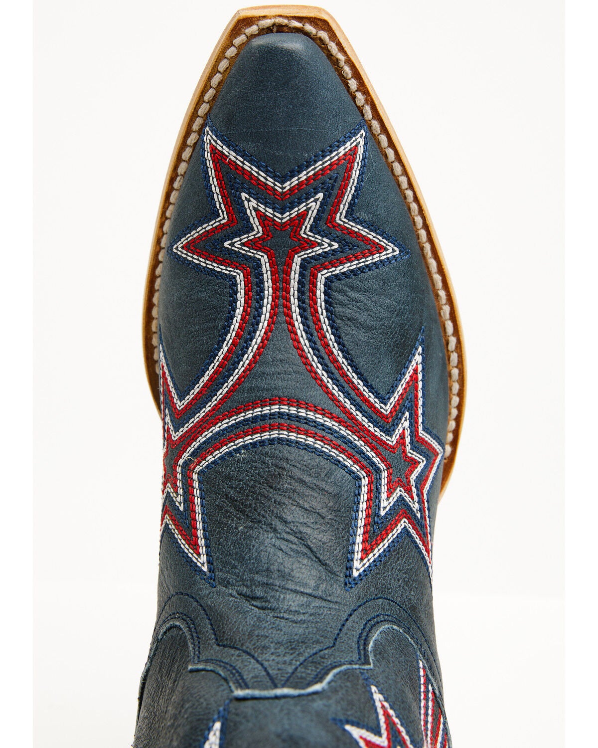 Image #6 - Dan Post Women's America 250 Tall Western Boots - Snip Toe, Blue, hi-res