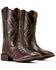 Image #4 - Ariat Men's Sport Crocodile Print Performance Western Boots - Broad Square Toe, Chocolate, hi-res