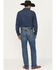 Image #3 - Cinch Men's Silver Label Medium Wash Slim Straight Rigid Denim Jeans, Medium Wash, hi-res