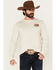 Image #1 - Rock & Roll Denim Men's Buffalo Long Sleeve Graphic T-Shirt, Natural, hi-res
