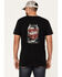 Image #3 - Moonshine Spirit Men's Mason Jar Graphic Short Sleeve T-Shirt , Black, hi-res