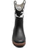 Image #4 - Bogs Girls' Lil' Jolene Rainboots, Black/white, hi-res