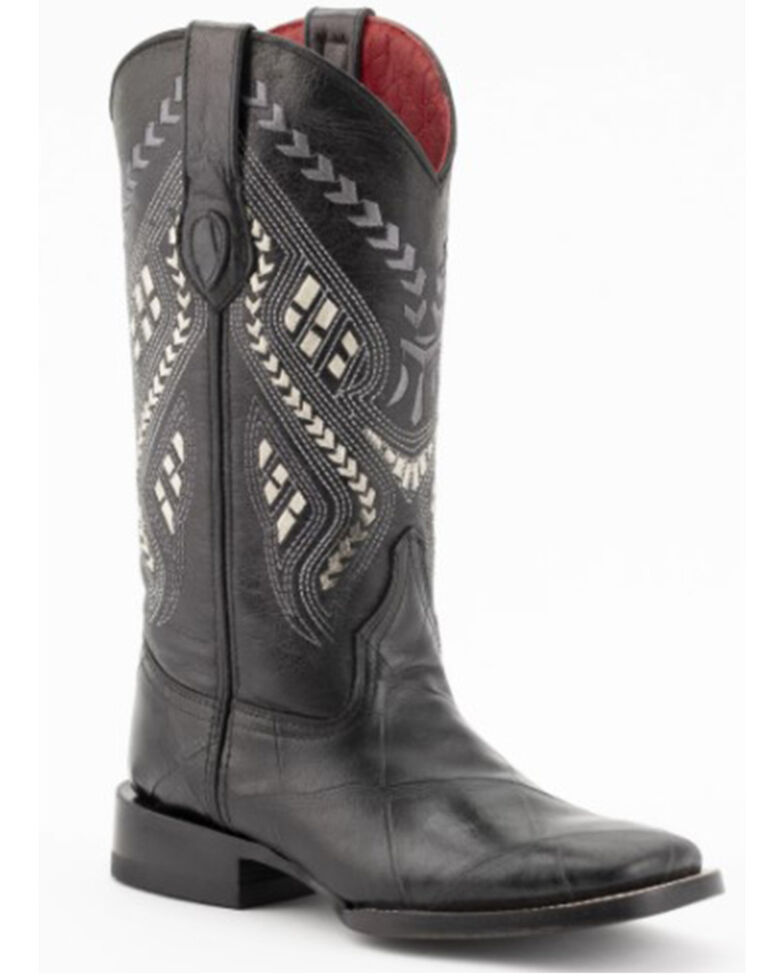 Ferrini Women's Jesse Western Boots - Square Toe, Black, hi-res