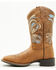 Image #3 - Shyanne Women's Nikki Performance Western Boots - Square Toe , Brown, hi-res