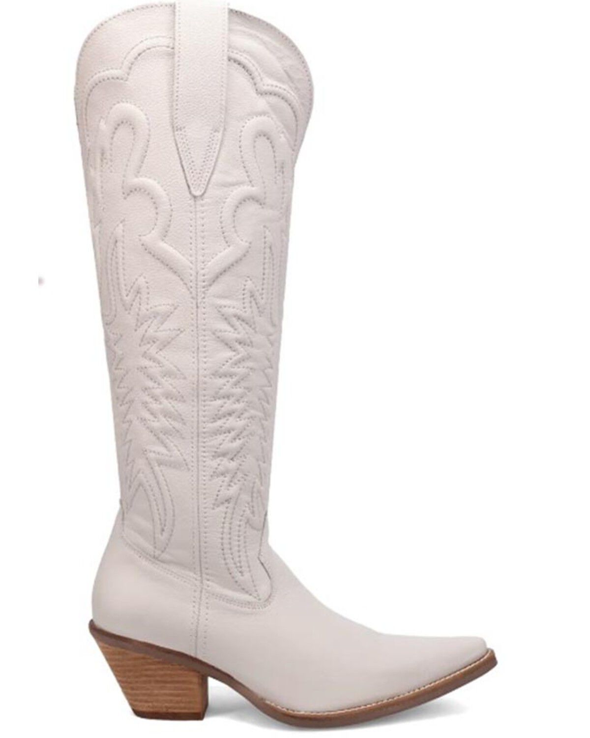 Image #2 - Dingo Women's Raisin Kane Tall Western Boots - Snip Toe, White, hi-res