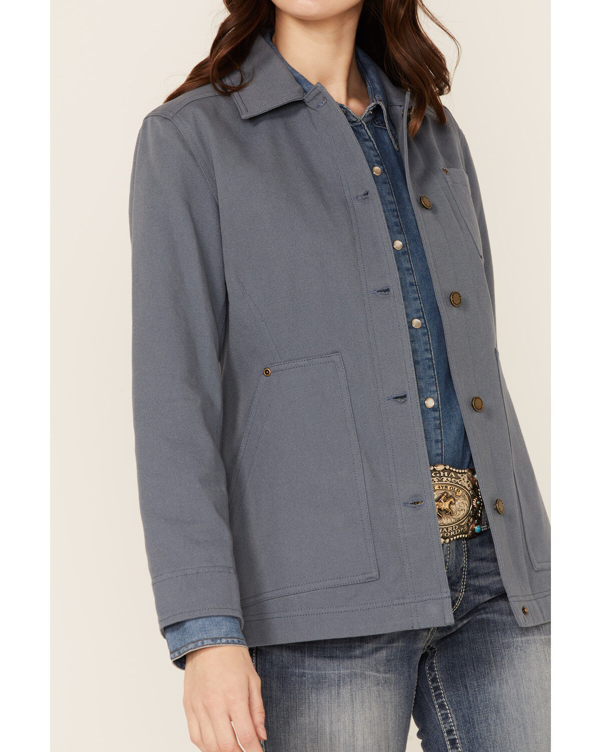 Image #2 - Pendleton Women's Blaine Canvas Barn Coat, , hi-res