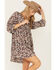 Image #2 - Revel Women's Floral Mini Dress, Taupe, hi-res