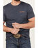 Image #3 - Ariat Men's Eagle Rock Short Sleeve Graphic T-Shirt, Navy, hi-res
