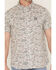 Image #3 - Burlebo Men's Camo Print Short Sleeve Button-Down Western Shirt, Camouflage, hi-res