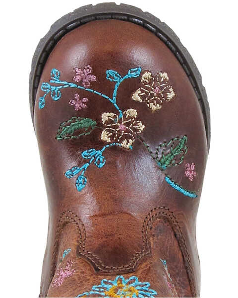 Smoky Mountain Toddler Girls' Florence Western Boots - Round Toe, Brown, hi-res