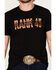 Image #3 - RANK 45® Men's Texas Trails Logo Short Sleeve Graphic T-Shirt, Black, hi-res