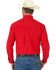 Image #2 - George Strait by Wrangler Men's Long Sleeve Western Shirt, Red, hi-res