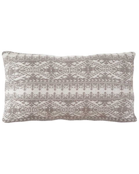 HiEnd Accents Fair Isle Knit Body Pillow, Taupe, hi-res