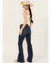 Image #3 - Shyanne Women's Dark Wash Delaney Flare Stretch Denim Jeans, Dark Wash, hi-res