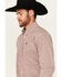 Image #3 - Cinch Men's Plaid Print Long Sleeve Button-Down Western Shirt, Cream, hi-res