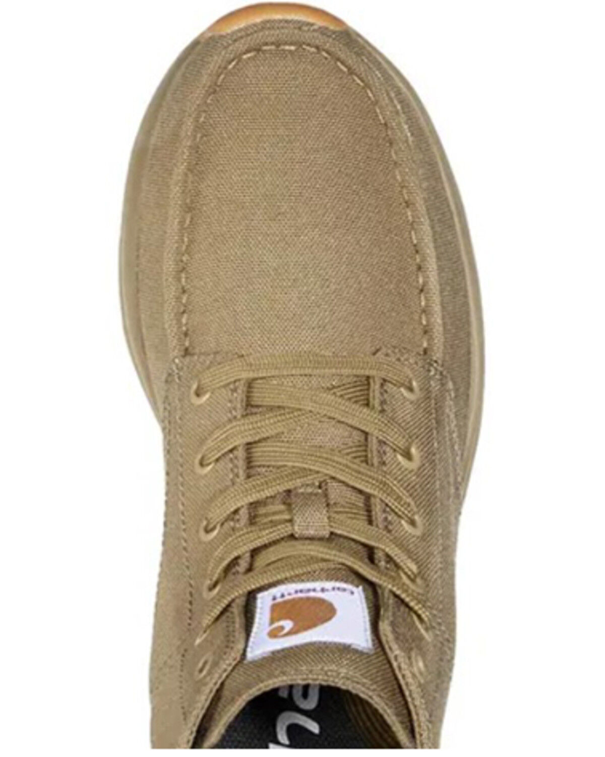 Image #6 - Carhartt Men's Haslett Canvas Chukka Moc Work Shoes - Soft Toe, Coyote, hi-res