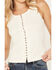 Image #3 - Idyllwind Women's Edna Button Front Ribbed Tank, Ivory, hi-res