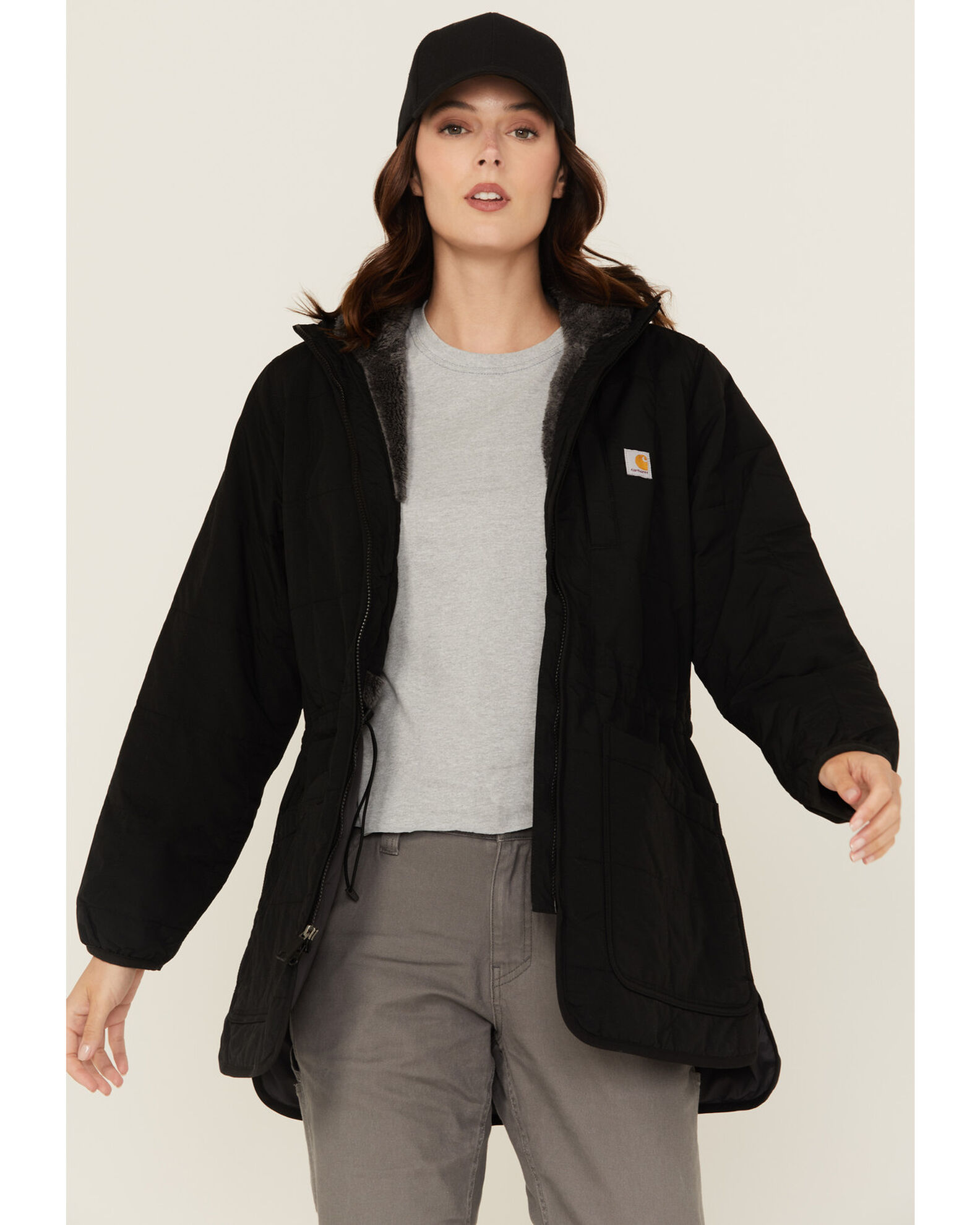 Carhartt insulated hooded jacket cheap