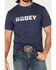 HOOey Men's Navy Patriot Logo Short Sleeve T-Shirt , Navy, hi-res