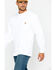 Image #2 - Carhartt Men's Long Sleeve Work T-Shirt, White, hi-res