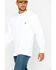 Image #2 - Carhartt Men's Long Sleeve Work T-Shirt , White, hi-res