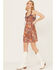 Image #2 - Angie Women's Ruffle Sleeve Tank Mini Dress, Rust Copper, hi-res