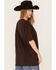 Image #4 - Ariat Women's Checkered Boyfriend Fit Short Sleeve Graphic Tee, Brown, hi-res