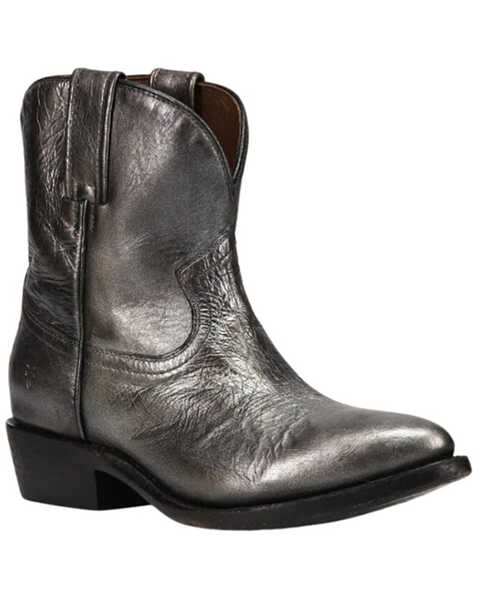 Frye Women's Billy Short Western Boots - Pointed Toe , Dark Pewter, hi-res