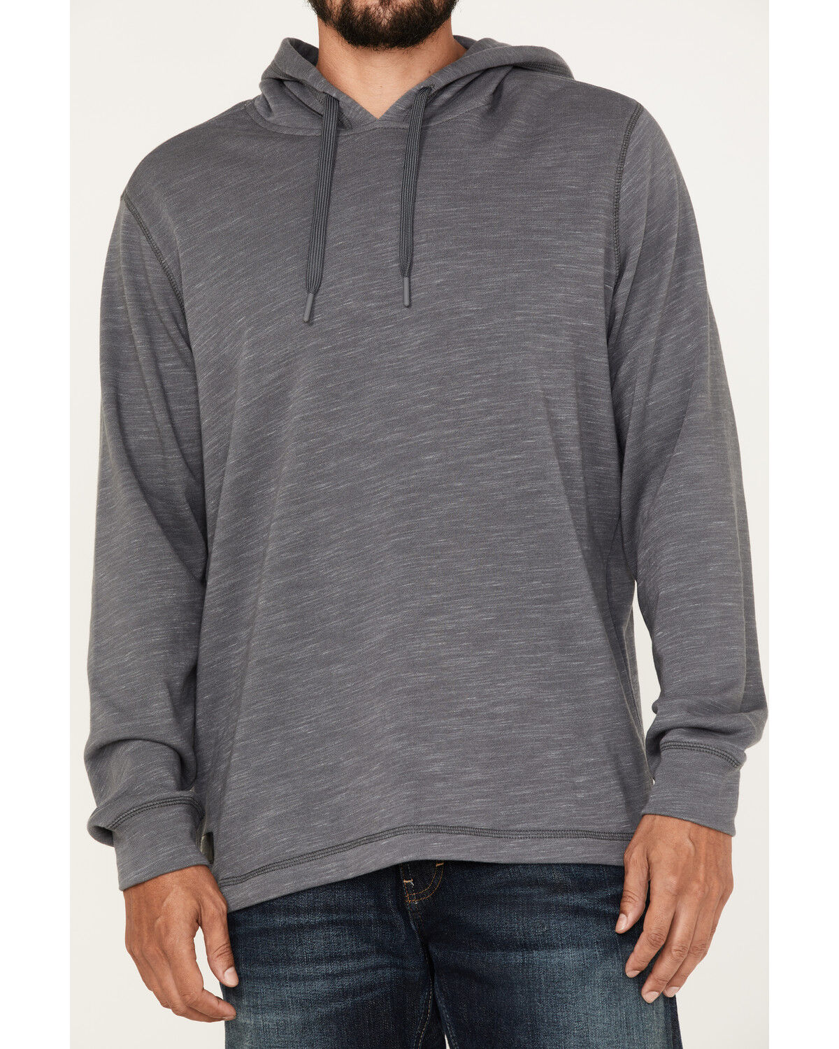 Image #3 - Moonshine Spirit Men's Space Dye Hooded Sweatshirt, Black, hi-res