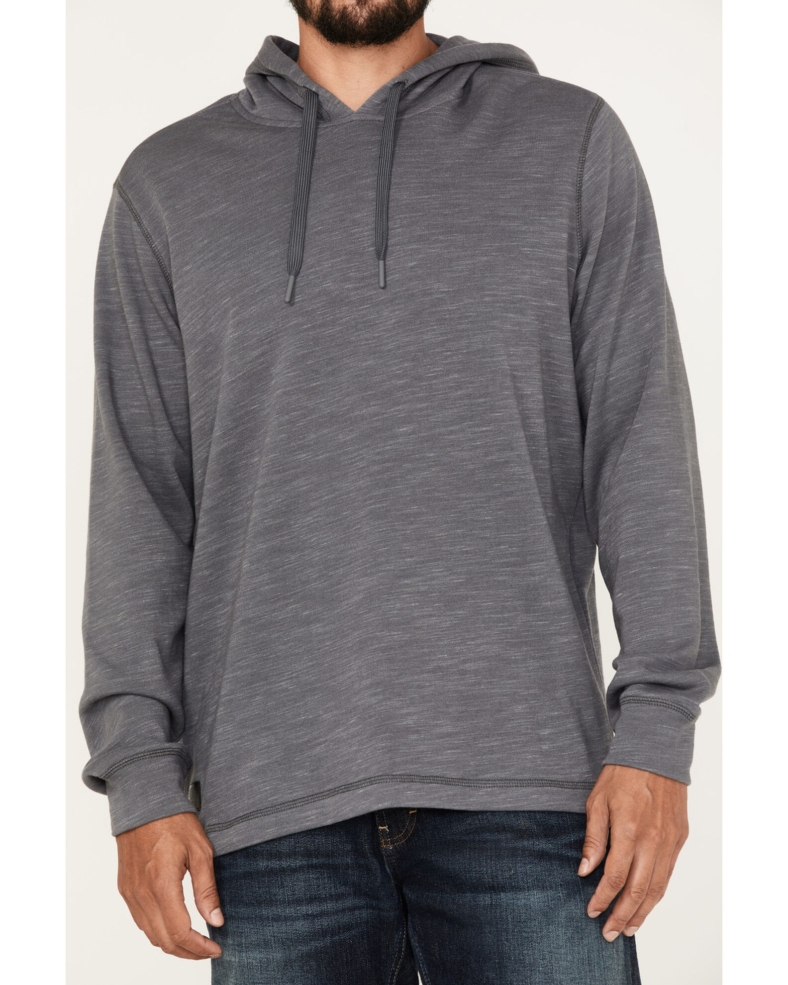 Image #3 - Moonshine Spirit Men's Space Dye Hooded Sweatshirt, Black, hi-res