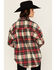 Image #4 - Fornia Women's Plaid Print Shacket, Red, hi-res