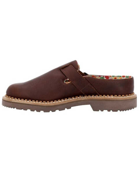 Image #3 - Georgia Boot Women's Buckle Mary Jane Clog, Brown, hi-res